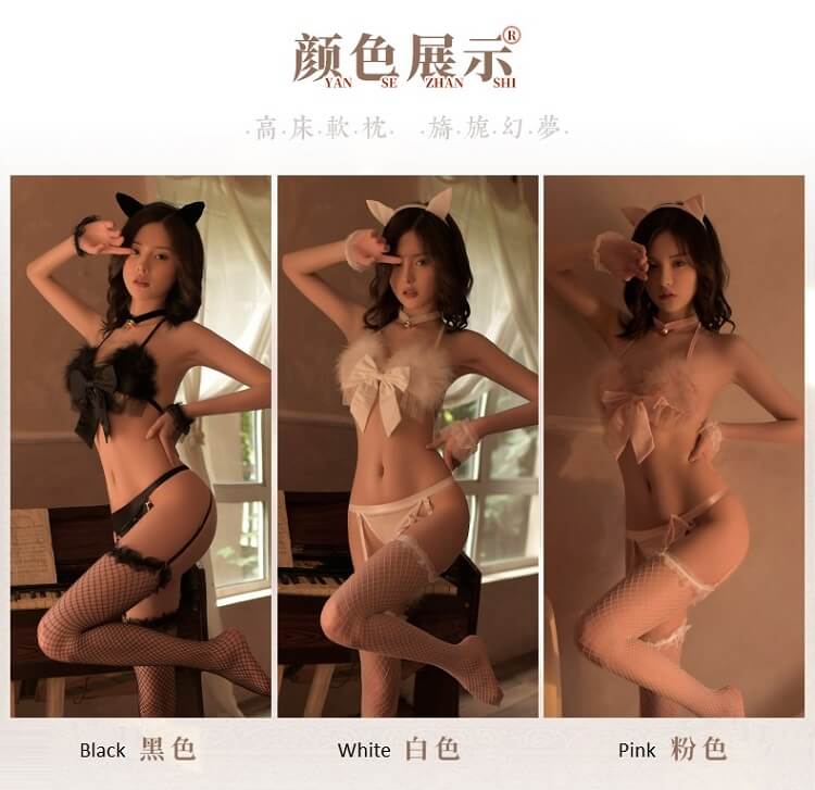 Sexy Cat Girl COS uniform Bikini Set AN003