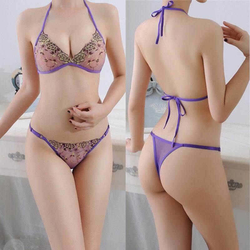 Sexy Lace Bikini Top Bra & Panties BK006PP