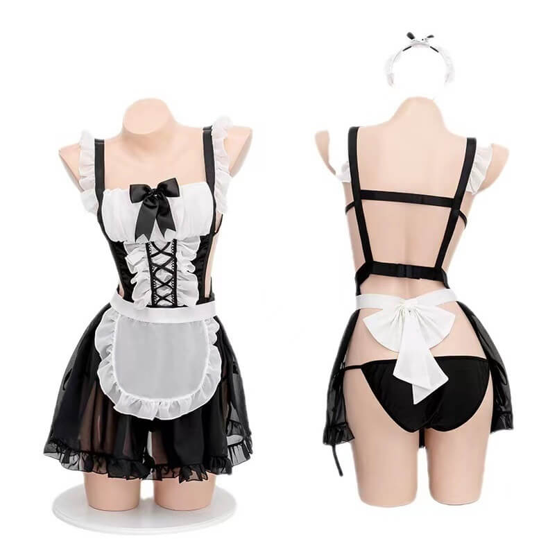 Sexy Maid Play Role Costume MD016