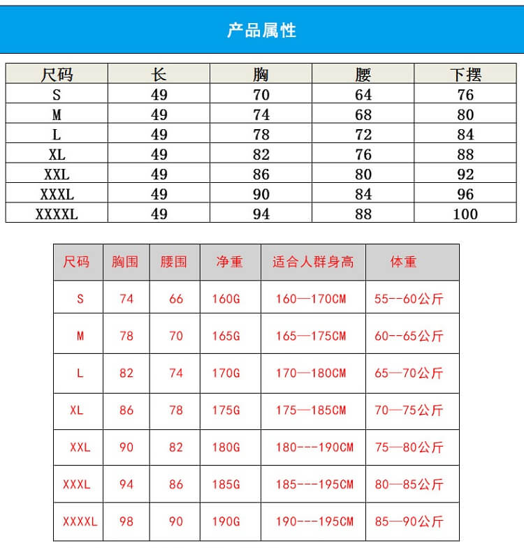 SC033-Size Chart