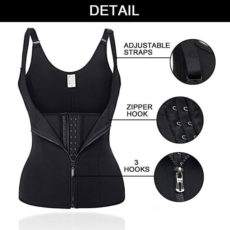 Zippered Women's Slimming Tummy Corset Vest Shapewear SC033