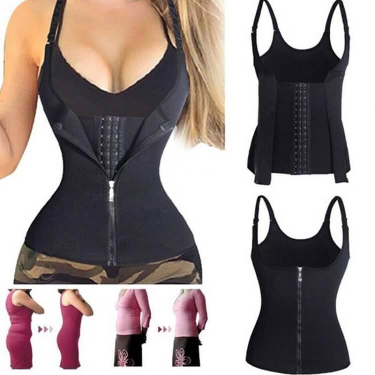 Zippered Women's Slimming Tummy Corset Vest Shapewear SC033